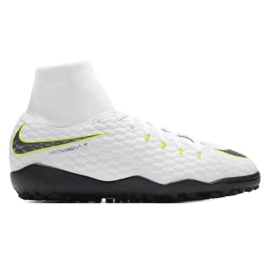 Nike Hypervenom PhantomX 3 Academy Df Tf Jr AH7293-107 fodboldsko hvid hvid