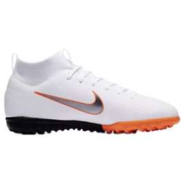 Nike Mercurial SuperflyX 6 Academy Gs Tf Jr AH7344-107 fodboldsko hvid hvid