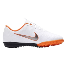 Nike Mercurial VaporX 12 Academy Gs Tf Jr AH7342-107 fodboldsko hvid hvid