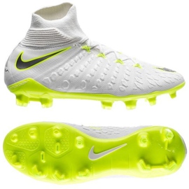 Nike Hypervenom Phantom 3 Elite Dynamic Fit Fg Jr AJ3791-107 fodboldsko hvid hvid