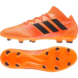 Adidas Nemeziz 18.2 Fg M DA9580 fodboldstøvler flerfarvet orange