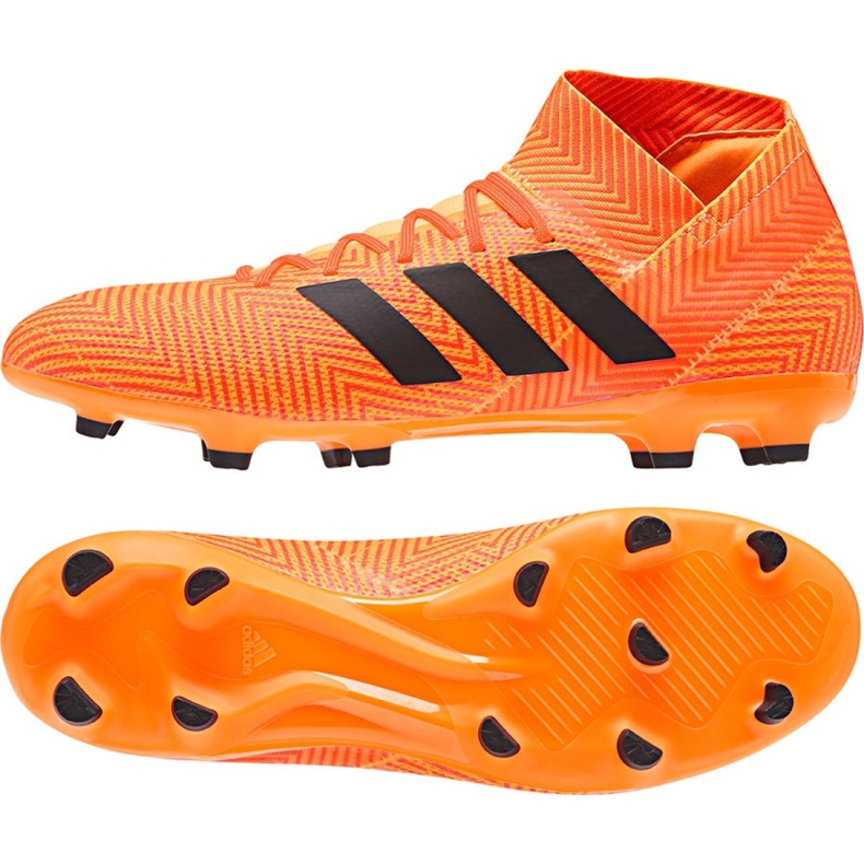 Adidas Nemeziz 18.3 Fg M DA9590 fodboldstøvler orange orange