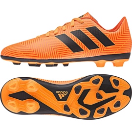 Adidas Nemeziz 18.4 FxG Jr DB2355 fodboldstøvler flerfarvet orange