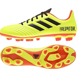 Adidas Predator 18.4 FxG M DB2005 fodboldstøvler flerfarvet gul