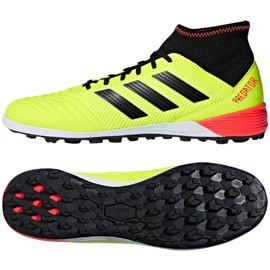 Adidas Predator Tango 18.3 Tf M DB2134 fodboldstøvler gul gul