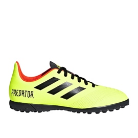 Adidas Predator Tango 18.4 Tf Jr DB2340 fodboldstøvler gul gul