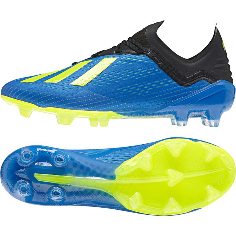 Adidas X 18.1 Fg M CM8365 fodboldstøvler marine blå