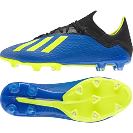 Adidas X 18.2 Fg M DA9334 fodboldstøvler marine blå blå