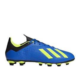 Adidas X 18.4 FG M DA9336 fodboldstøvler marine blå
