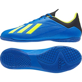 Adidas X Tango 18.4 In M fodboldstøvler marine blå