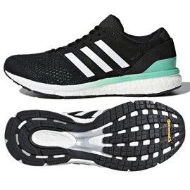 Løbesko adidas Boston 6 W BB6421 sort grøn