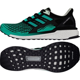 Løbesko adidas Energy Boost W CG3973 sort grøn