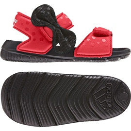 Adidas Disney M7M AltaSwim Jr CQ0108 sandaler sort rød
