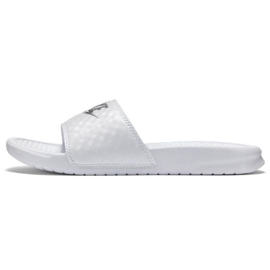 Tøfler Nike Benassi Bare gør det 343881 102 hvid