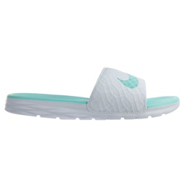 Nike Benassi Solarsoft Slide 705475-130 hvid grøn