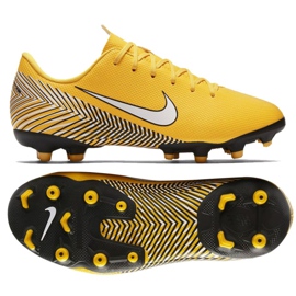 Nike Mercurial Vapor 12 Academy Neymar Mg Jr AO2896-710 fodboldsko flerfarvet gul