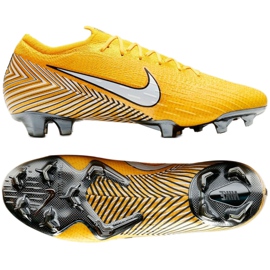 Nike Merurial Vapor 12 Elite Neymar Fg M AO3126-710 fodboldsko gul gul
