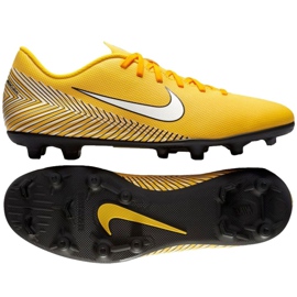 Nike Mercurial Vapor 12 Club Neymar Mg M AO3129-710 fodboldsko flerfarvet gul