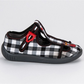 Raweks Boys 'Plaid Tøfler sort