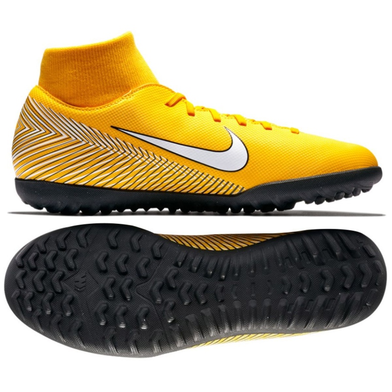 Nike Mercurial Neymar SuperflyX 6 Club Tf M AO3112-710 fodboldsko gul gul