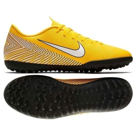 Nike Mercurial Vapor 12 Club Tf M AO3119-710 fodboldsko gul gul