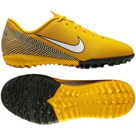 Nike Mercurial Vapor 12 Academy Neymar Tf Jr AO9476-710 fodboldsko gul gul