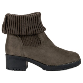 Seastar Slip-on høje støvler grøn