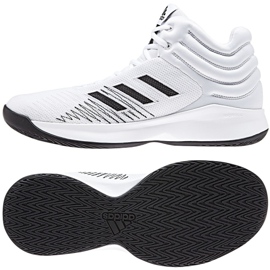 Basketballsko adidas Pro Sprak 2018 M B44966 hvid hvid