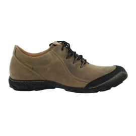 Badura 2159 komfortable sportssko sort brun