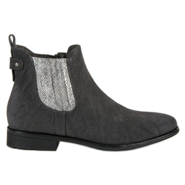 Vinceza Elegante støvler Jodhpur støvler grå