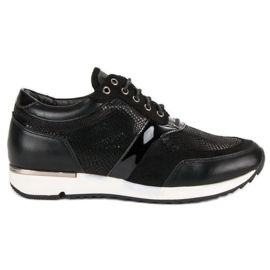 Filippo Casual damesneakers sort