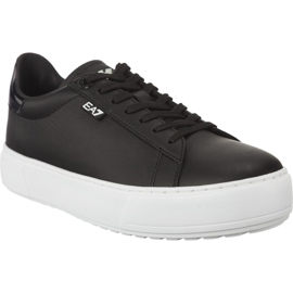 Ea7 Emporio Armani Unisex Pelle Sneaker 2480057A299 00020 sort