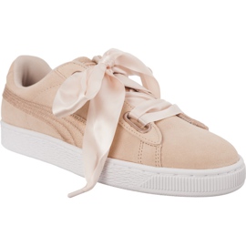 Puma Suede Heart Lunalux Wn S Creme Tan brun