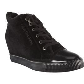 Calvin Klein Jeans Robina Velvet Blk sort