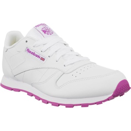 Reebok Klassisk læder 044 hvid lyserød