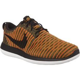 Nike Roshe Two Flyknit 009 orange gul flerfarvet