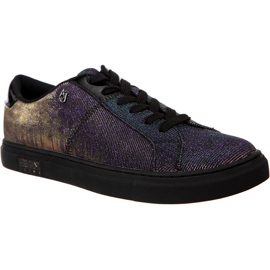 Armani Jeans Kvinde Sneaker 9252397A659 00243 sort violet flerfarvet