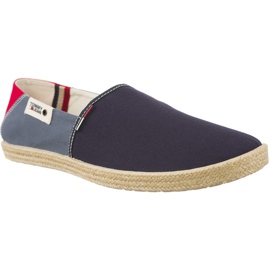 Tommy Hilfiger Jeans Summer Slip On 902 rød marine blå
