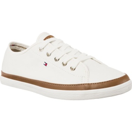 Tommy Hilfiger Ikonisk Kesha Sneaker 121 Whisper White hvid