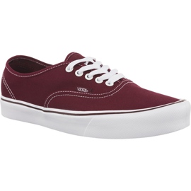 Vans Authentic Lite lærred MC0 rød