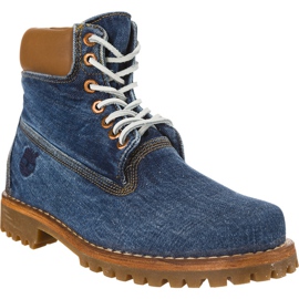 Timberland Heritage 6 I stof B43 marine blå