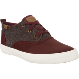Keds Triumph Mid Nylon & Tweed 707 rød