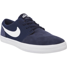 Nike Sb Portmore Ii Ss 410 marine blå