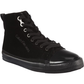 Calvin Klein Jeans Debby Velvet Blk sort
