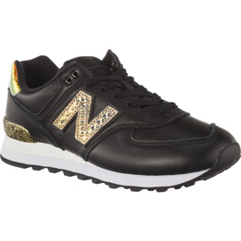 New Balance WL574NRH sort gul