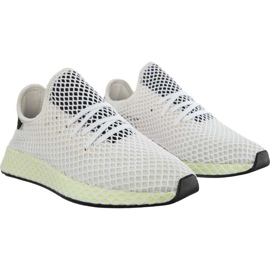 Adidas Deerupt Runner Chalk White Core Black Core Black hvid flerfarvet