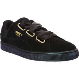 Puma Suede Heart Satin W 403 sort