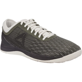 Reebok Crossfit Nano 8 0 Flexweave 030 Hunter Green Coal Kridt grå