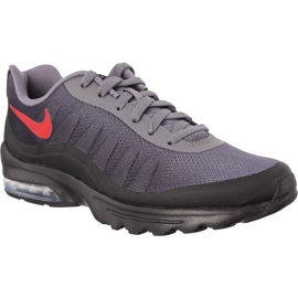 Nike Air Max Invigor Print 007 Gunsmoke University Red Black sort grå