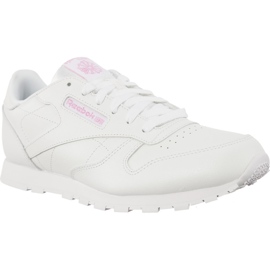 Reebok Klassisk læder metallisk hvid